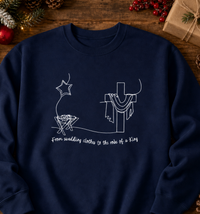 Load image into Gallery viewer, Swaddling Clothes to a King's Robe | Unisex Premium Sweatshirt