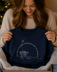 Load image into Gallery viewer, Your Savior is Born -  Luke 2:11 | Unisex Premium Sweatshirt