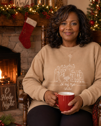 Load image into Gallery viewer, O Holy Night - God is Here! | Unisex Premium Sweatshirt